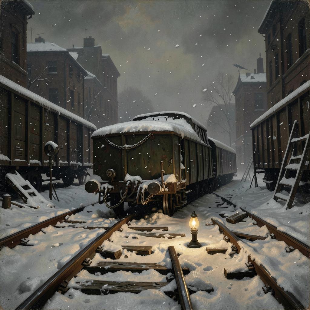 04.Svart snö över bangården artwork