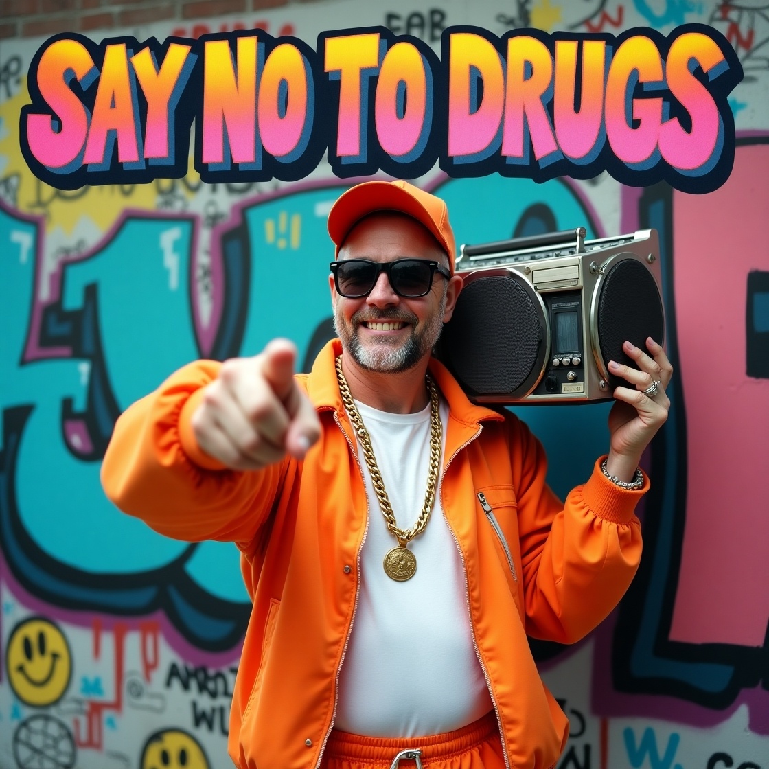 Persona image for 80s rapper