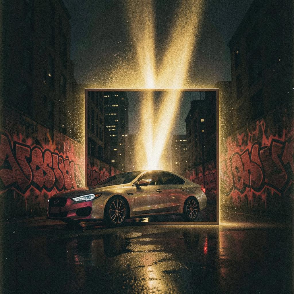 experimental glow artwork