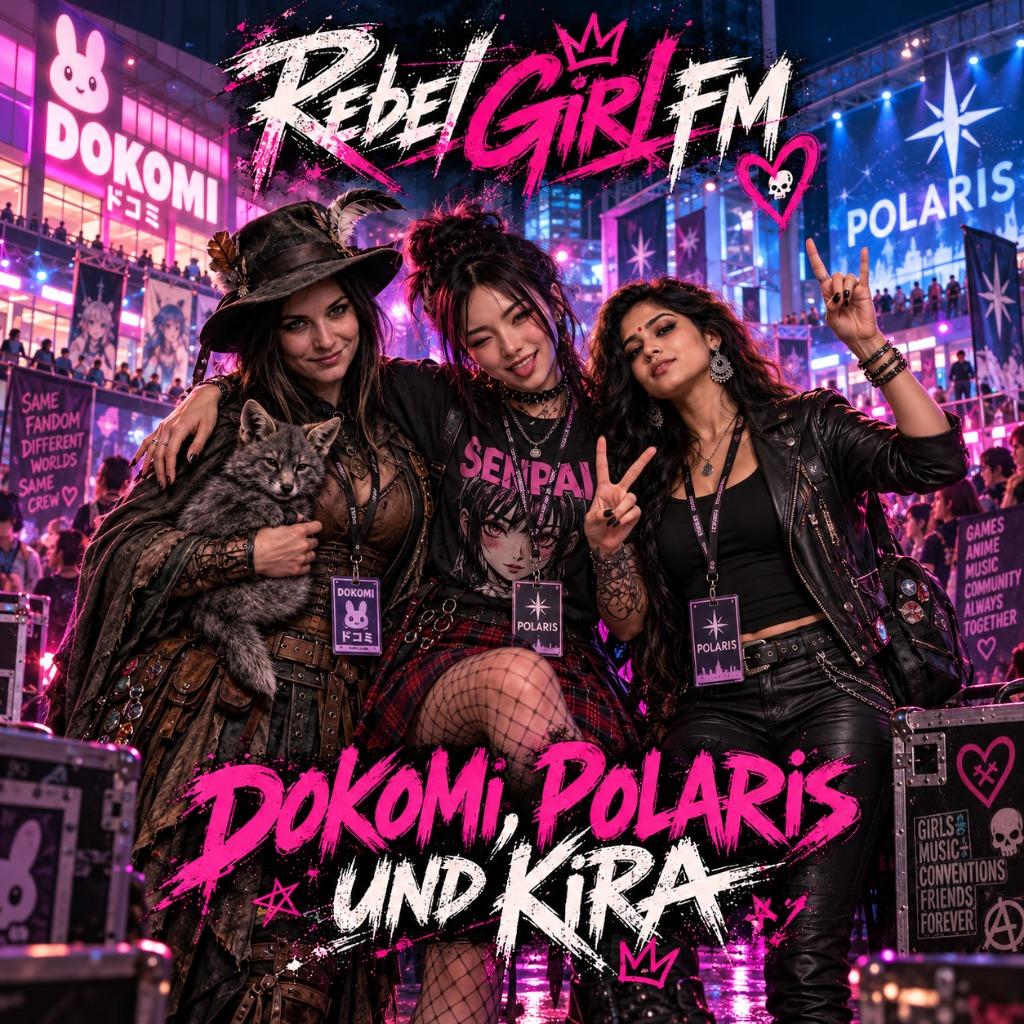 Rebel Girl FM -  Dokomi, Polaris und Kira