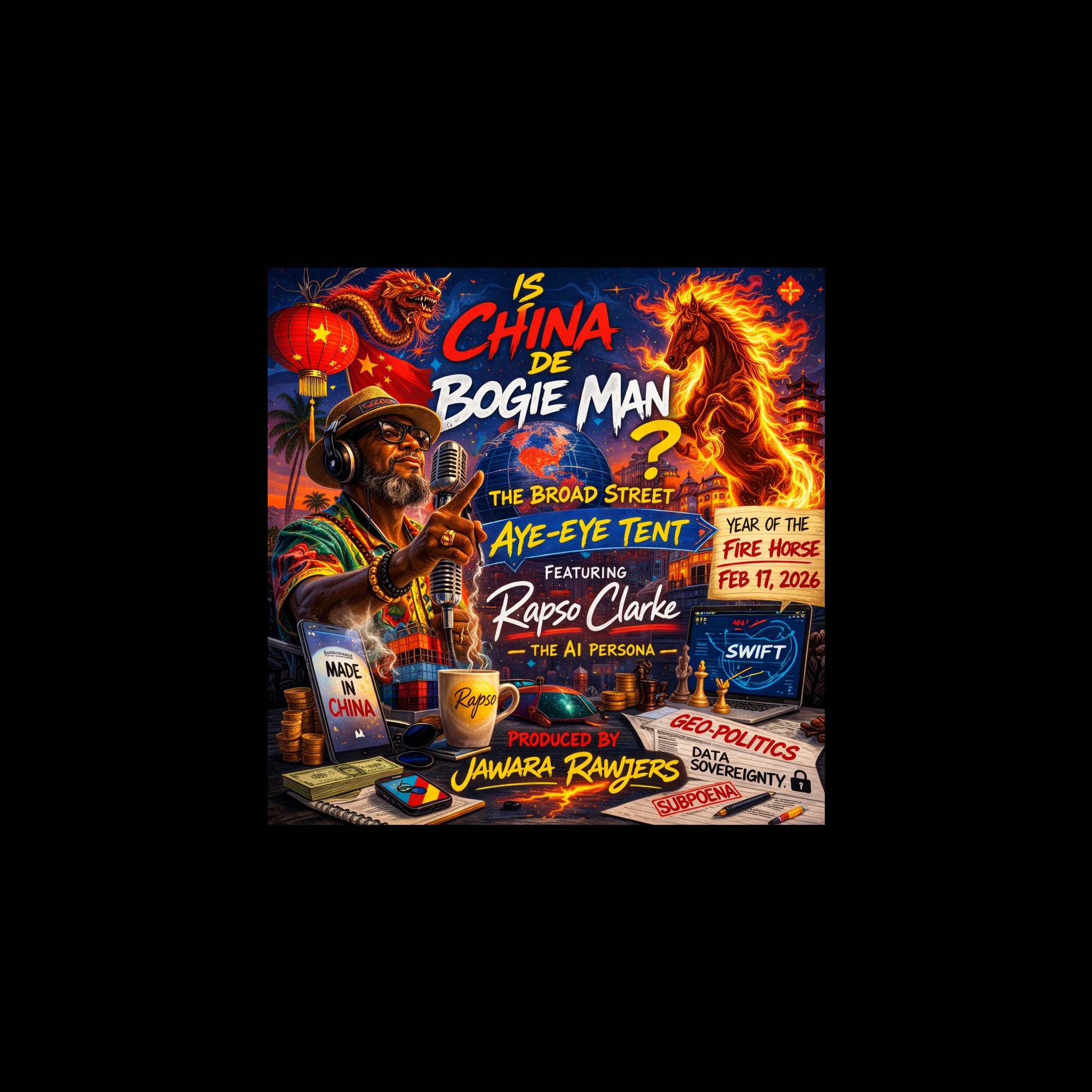 IS CHINA DE BOGIE MAN? - Rapso Clarke artwork