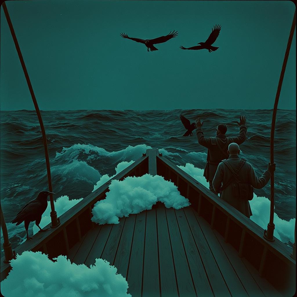 Ravens Over Foam artwork