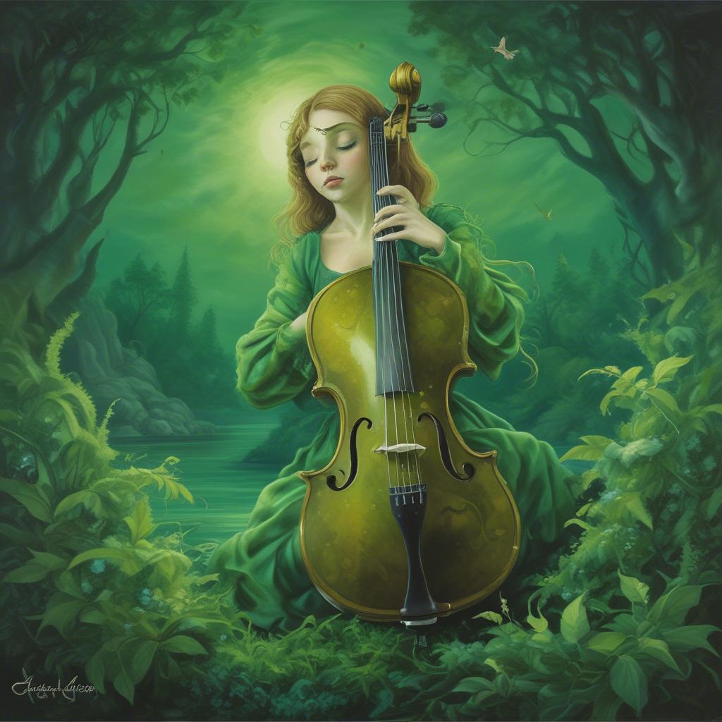 A tender violin+++++ artwork