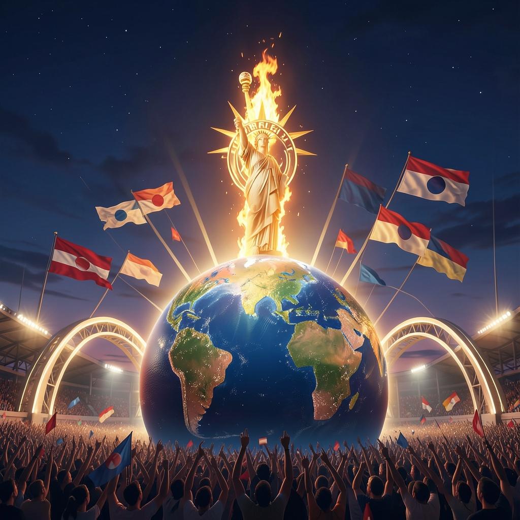Lady Liberty Torch artwork