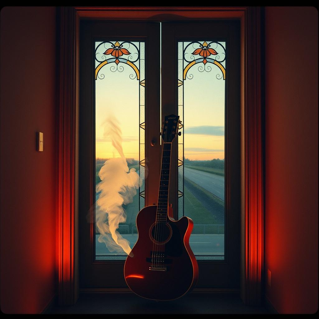 on my way out I quitely Close the door behind me artwork