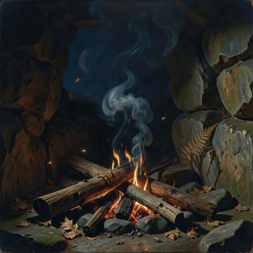 Ночной костёр (Бас-гитара и сверчки). +1 artwork