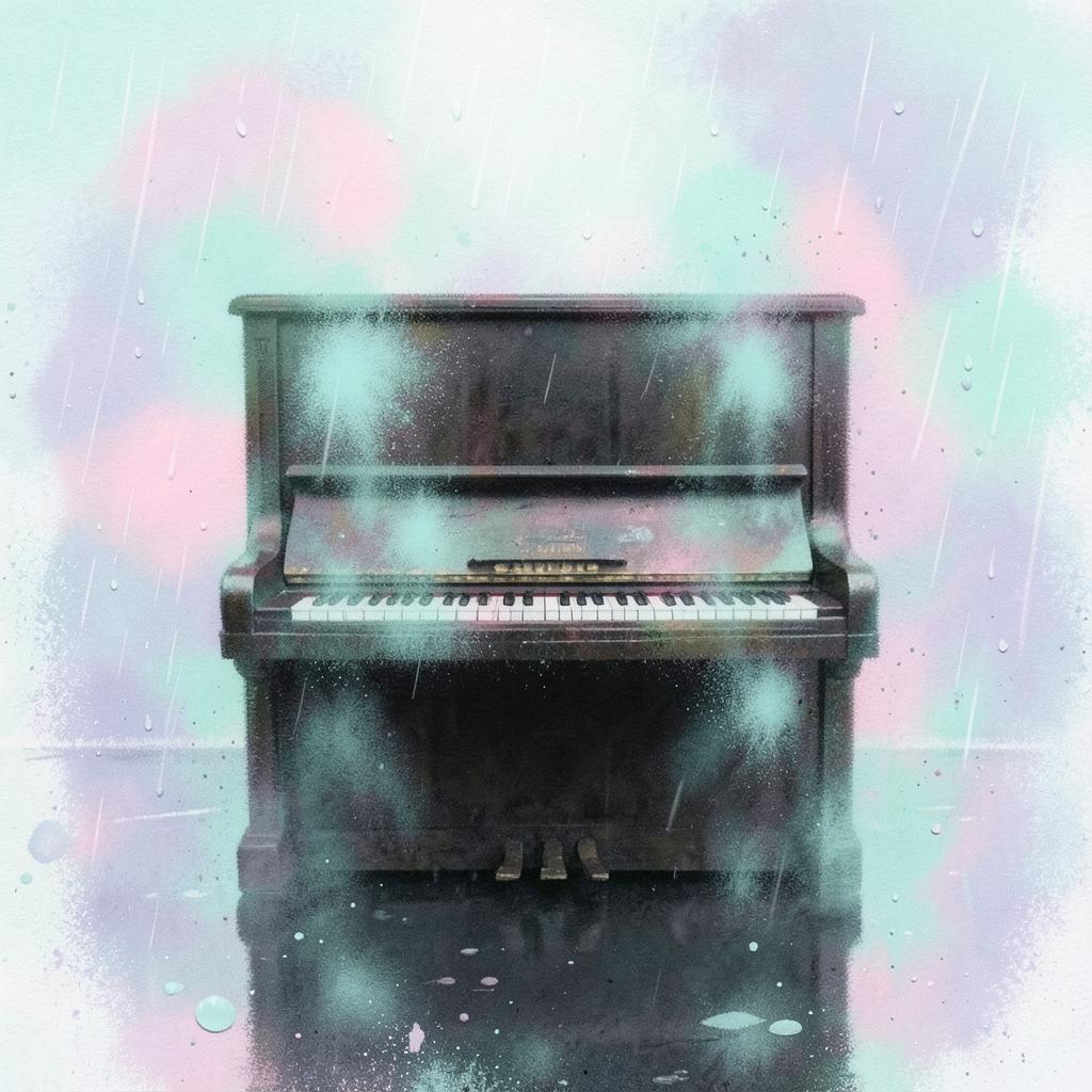 Rainy Anime Piano artwork
