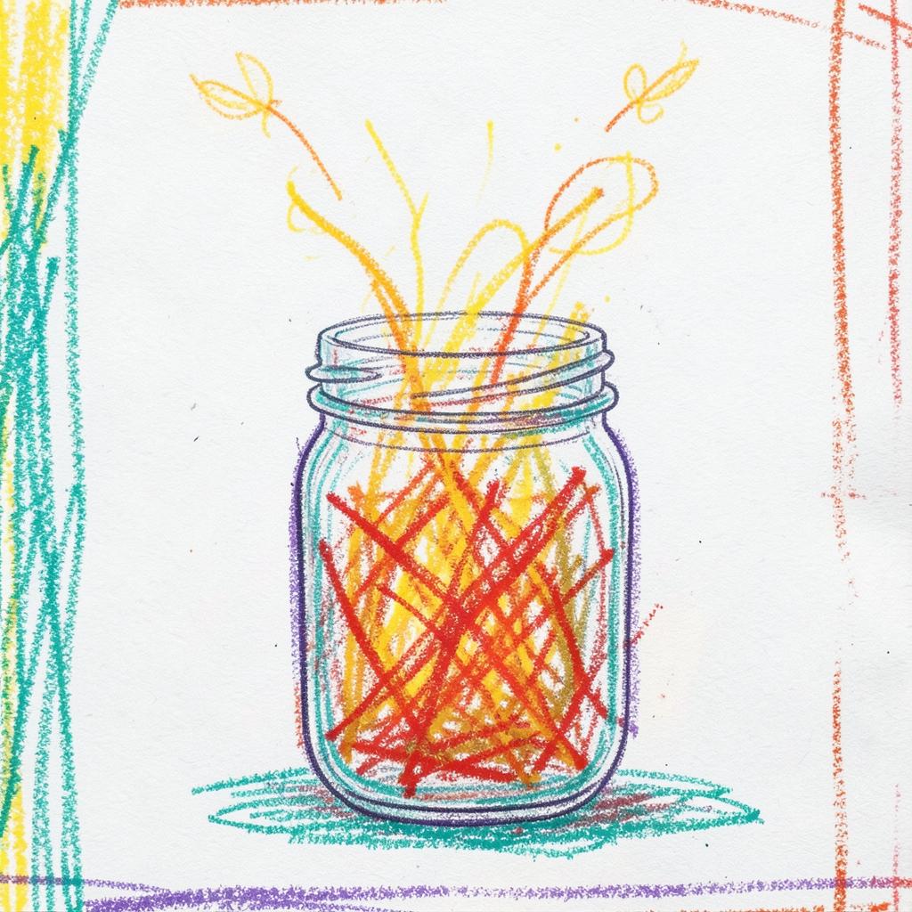 Fireflies in a Jar artwork