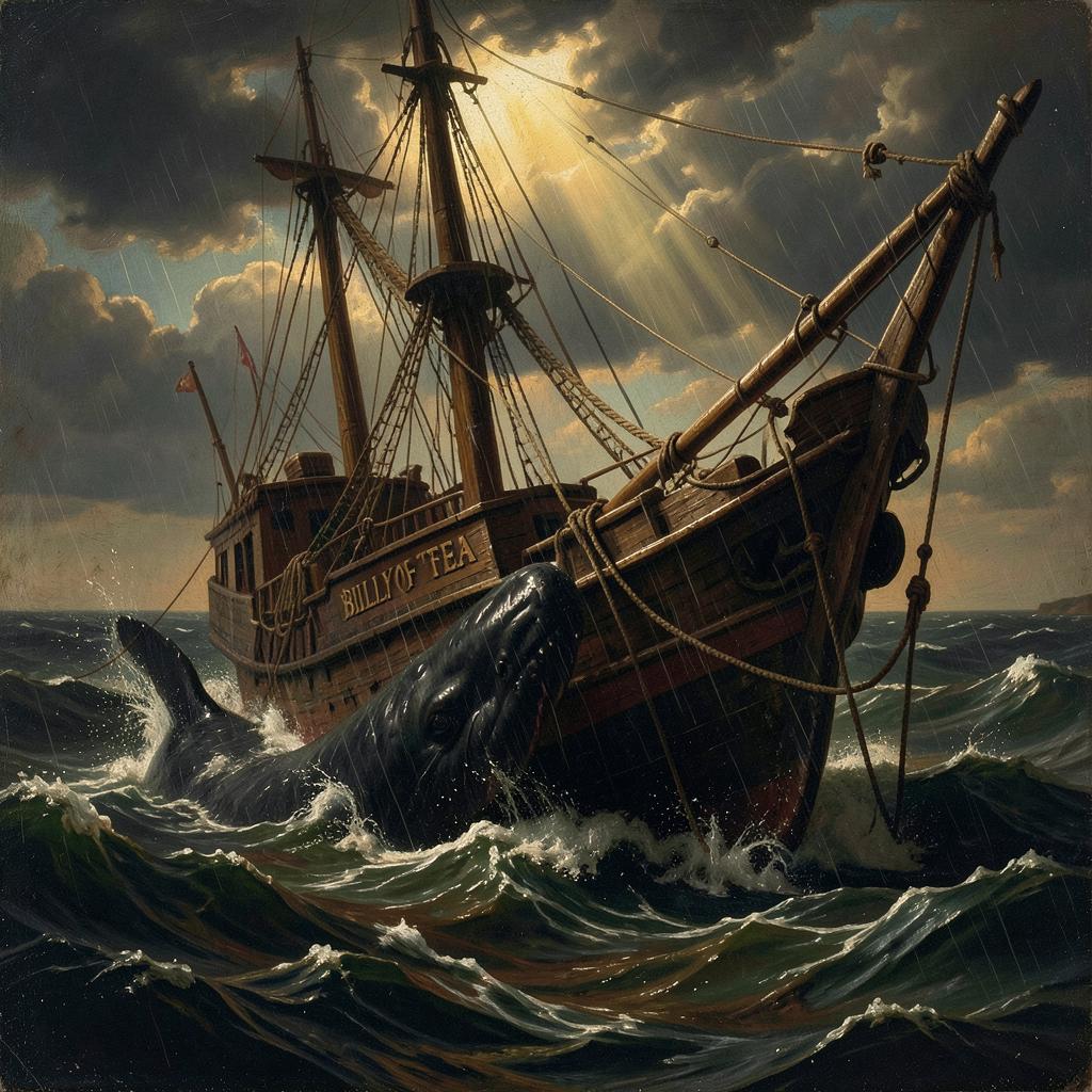 Whale artwork