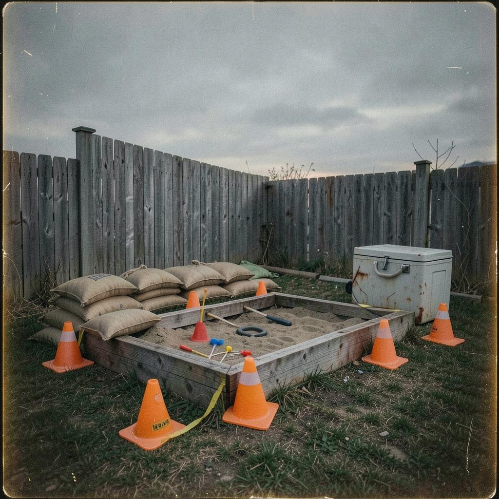 Sandbags and Safety Signs artwork