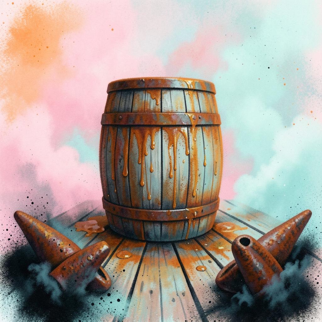 Rum, Rust and Sharks artwork