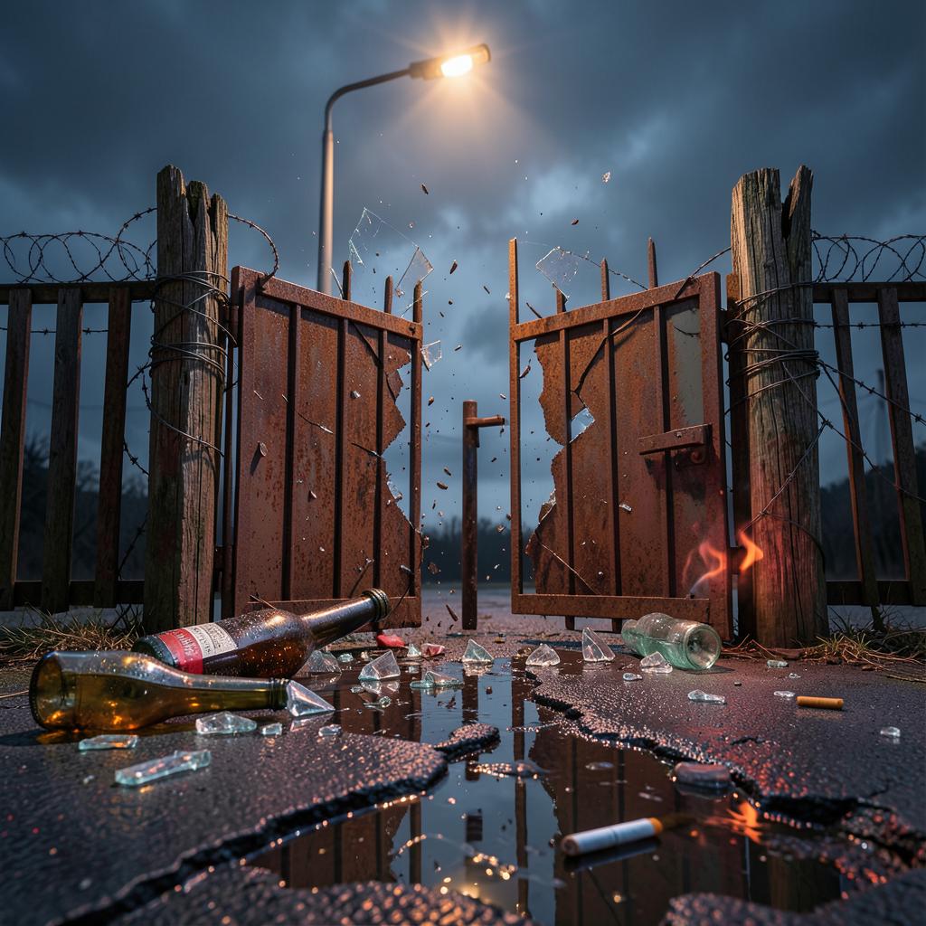 Wild night rock artwork