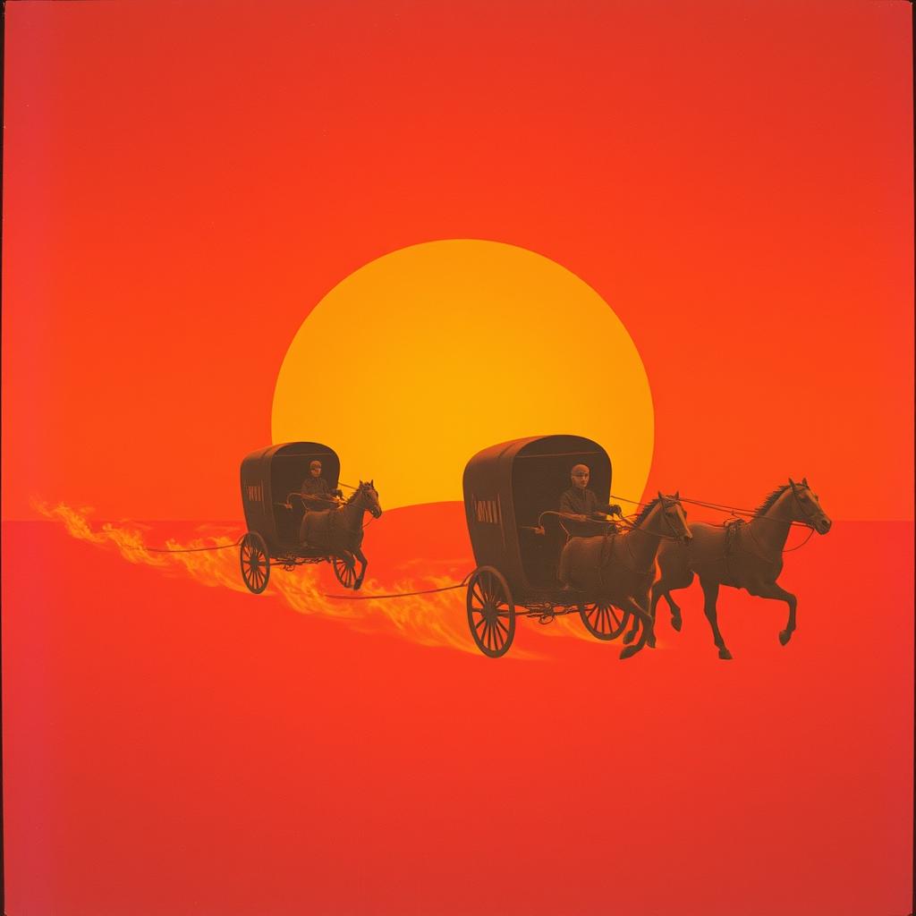 Chariots Across the Blazing Skies… artwork
