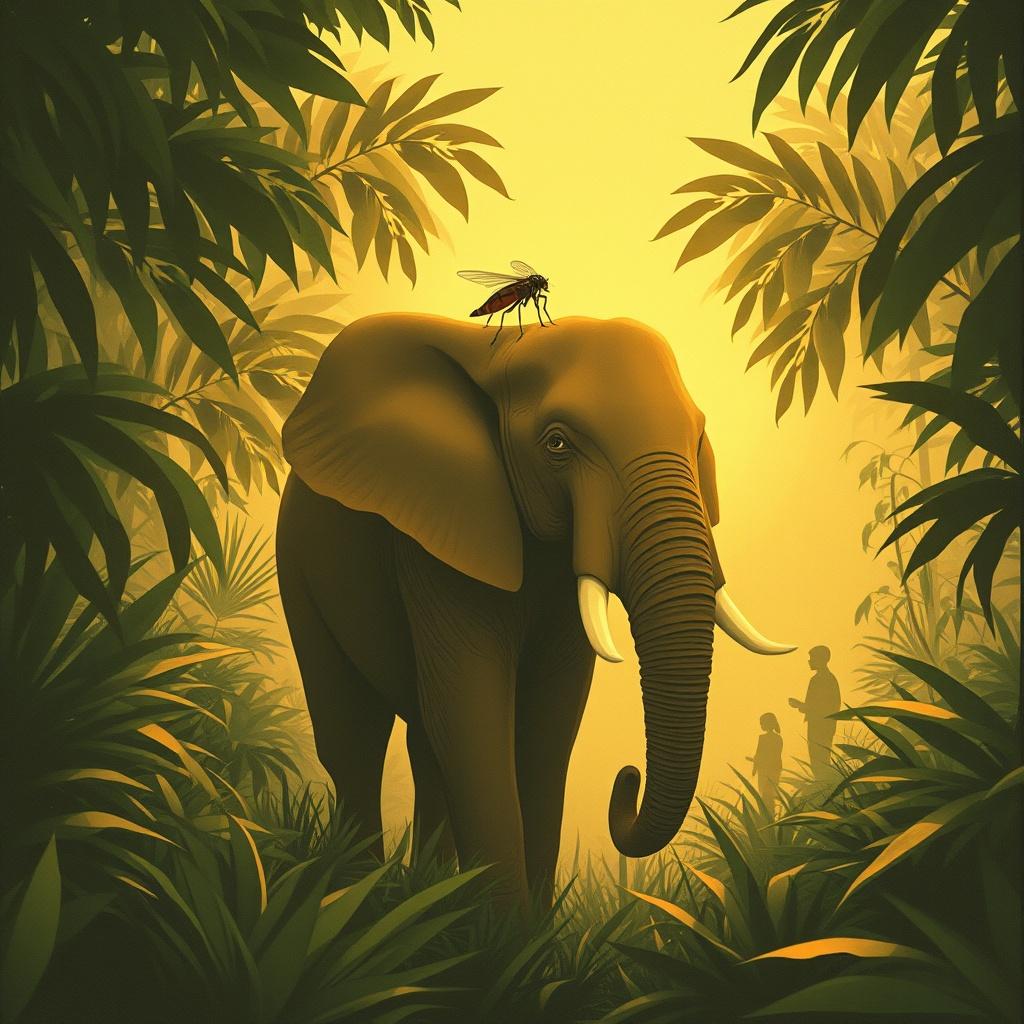 Jumbo ist ein Elefant artwork