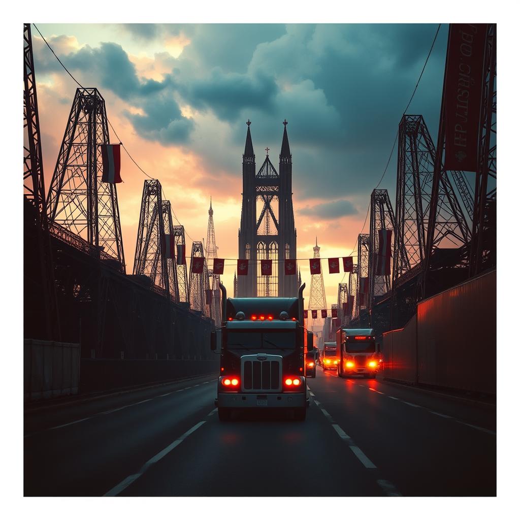 “Cathedrals of Steel” artwork