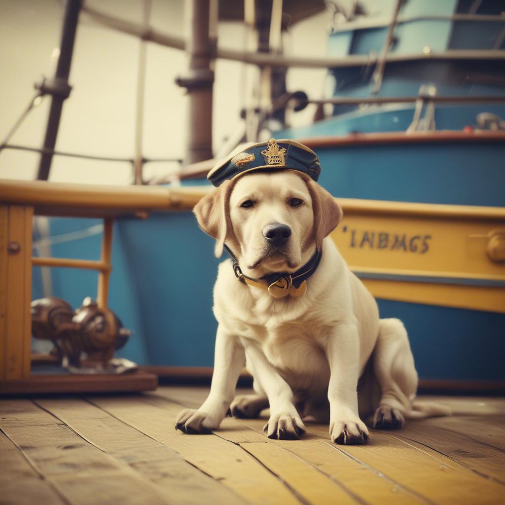 Kapitän Lucky Labrador artwork