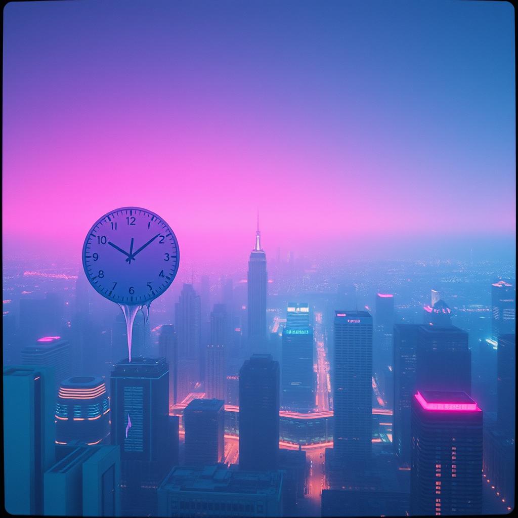 Time is melting artwork