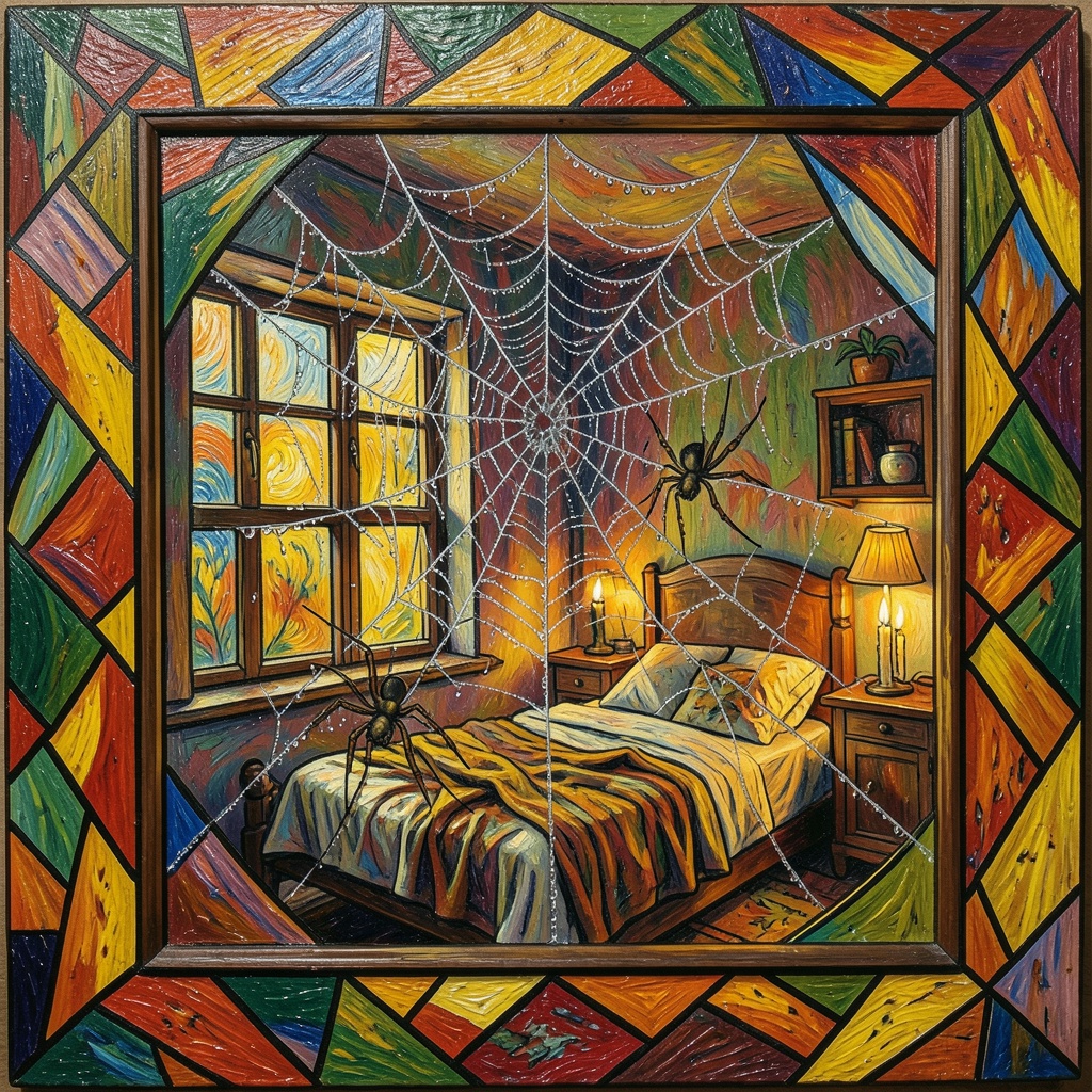 Spiders in Each Other's Silk artwork
