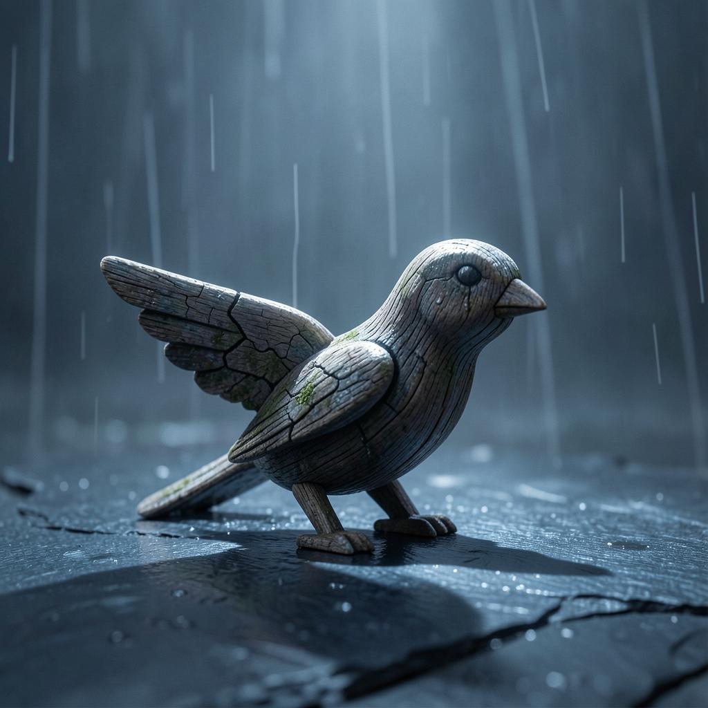 THE BLUE BIRD FLY AWAY artwork