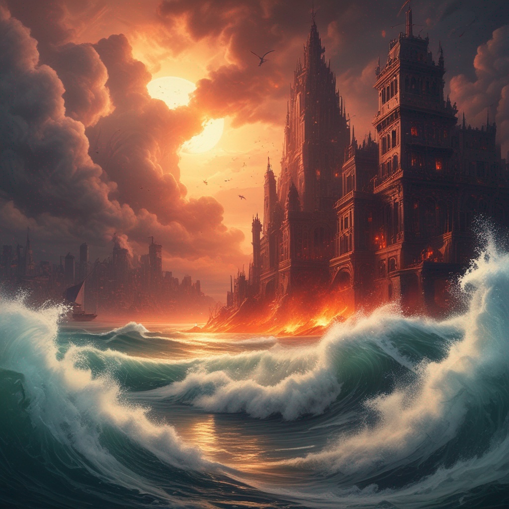 Der Untergang von Númenor artwork