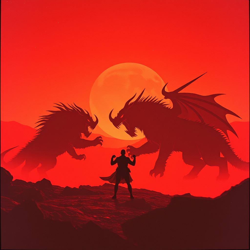 Battle of the gods artwork