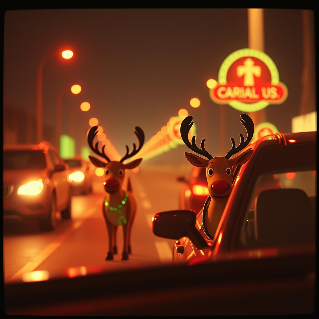* Santa Got Stuck in Traffic (Down on I-65) artwork