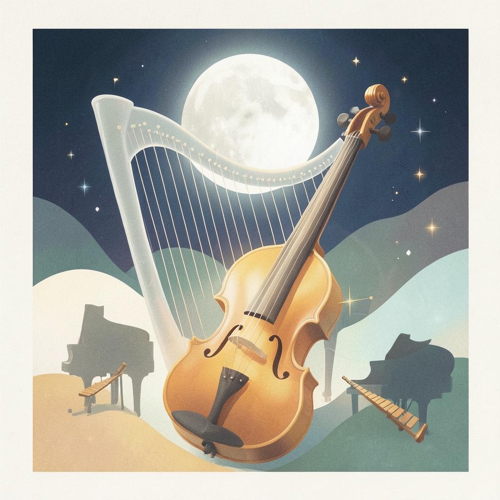 Harp & Cello Nocturne artwork
