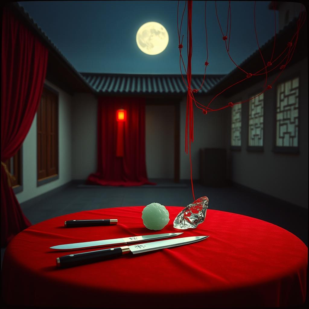 Jade Knives and Crimson Vows artwork