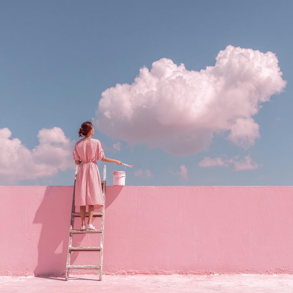 Painting clouds