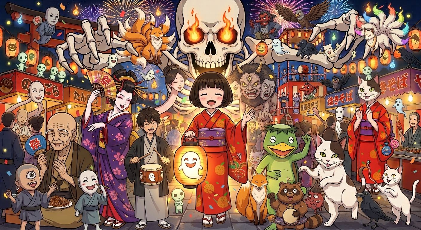 おいでませ百鬼夜行 artwork