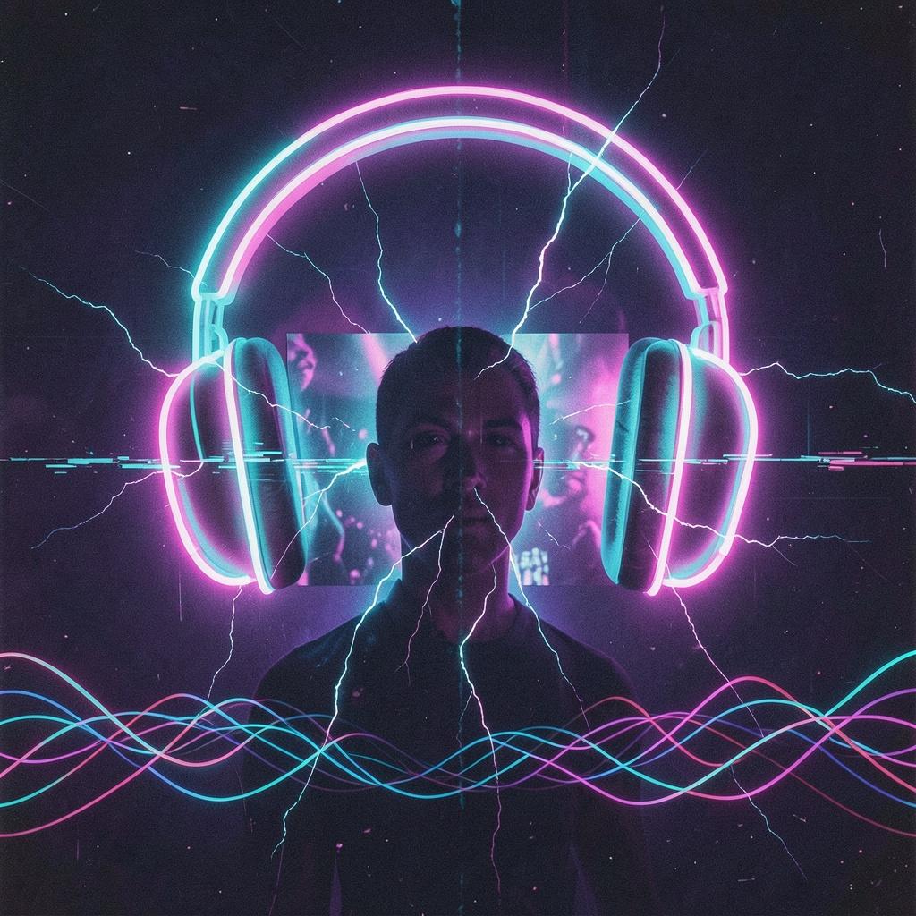 GLITCH IN MY HEADPHONES-DJ spacecloud artwork