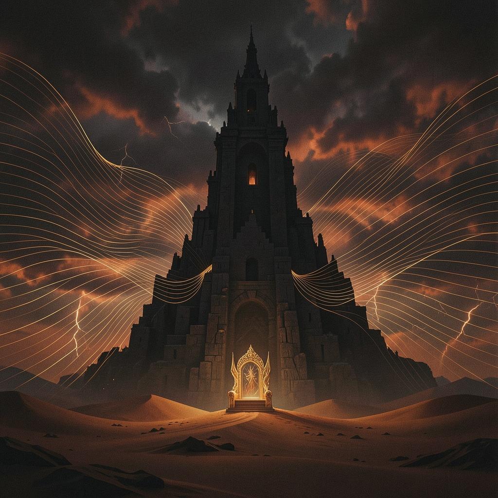 سنگ شهر: تخت بیابون [Stone City: Desert Throne] artwork