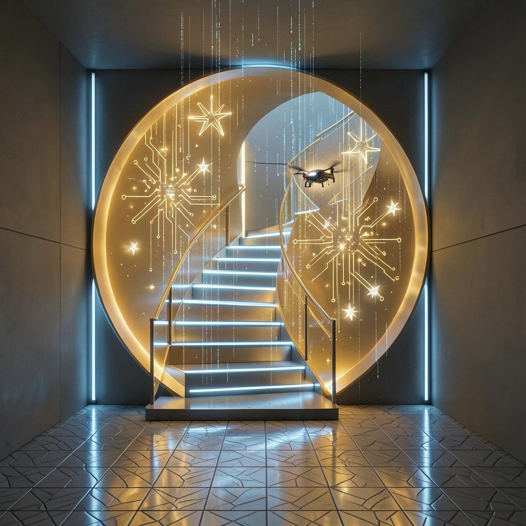 Golden spiral... so bright... artwork