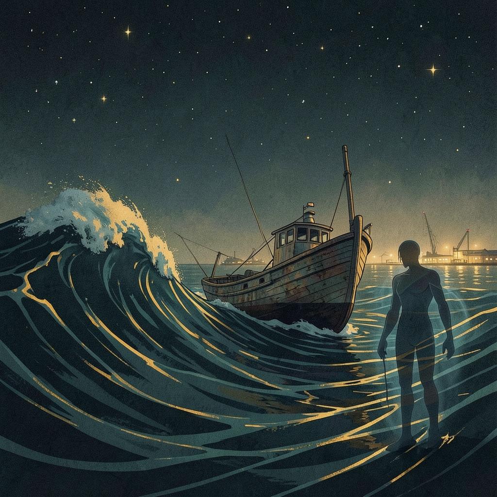 ⟁ Land’s End artwork