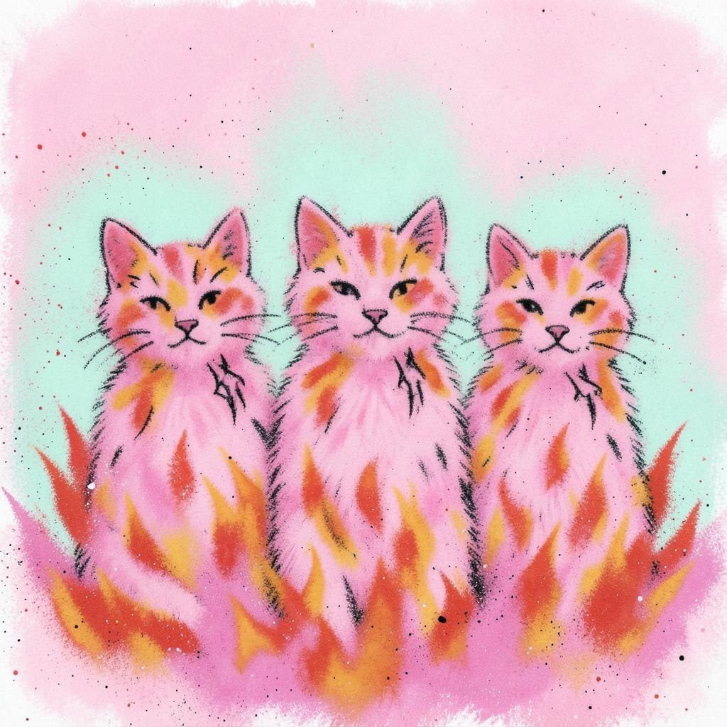 Flamin' Kitties (☆NR Remix) artwork