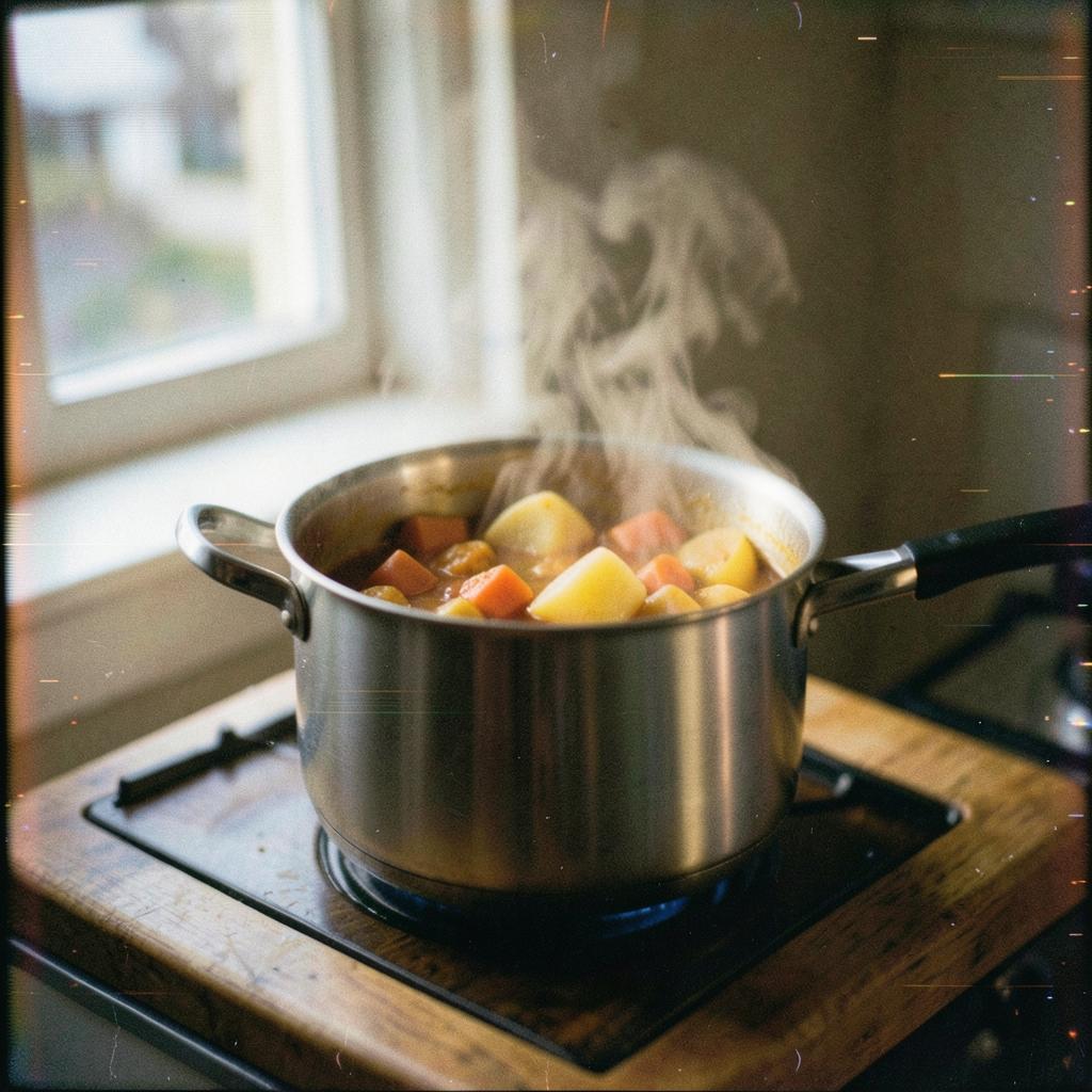 カレーライスの湯気 artwork
