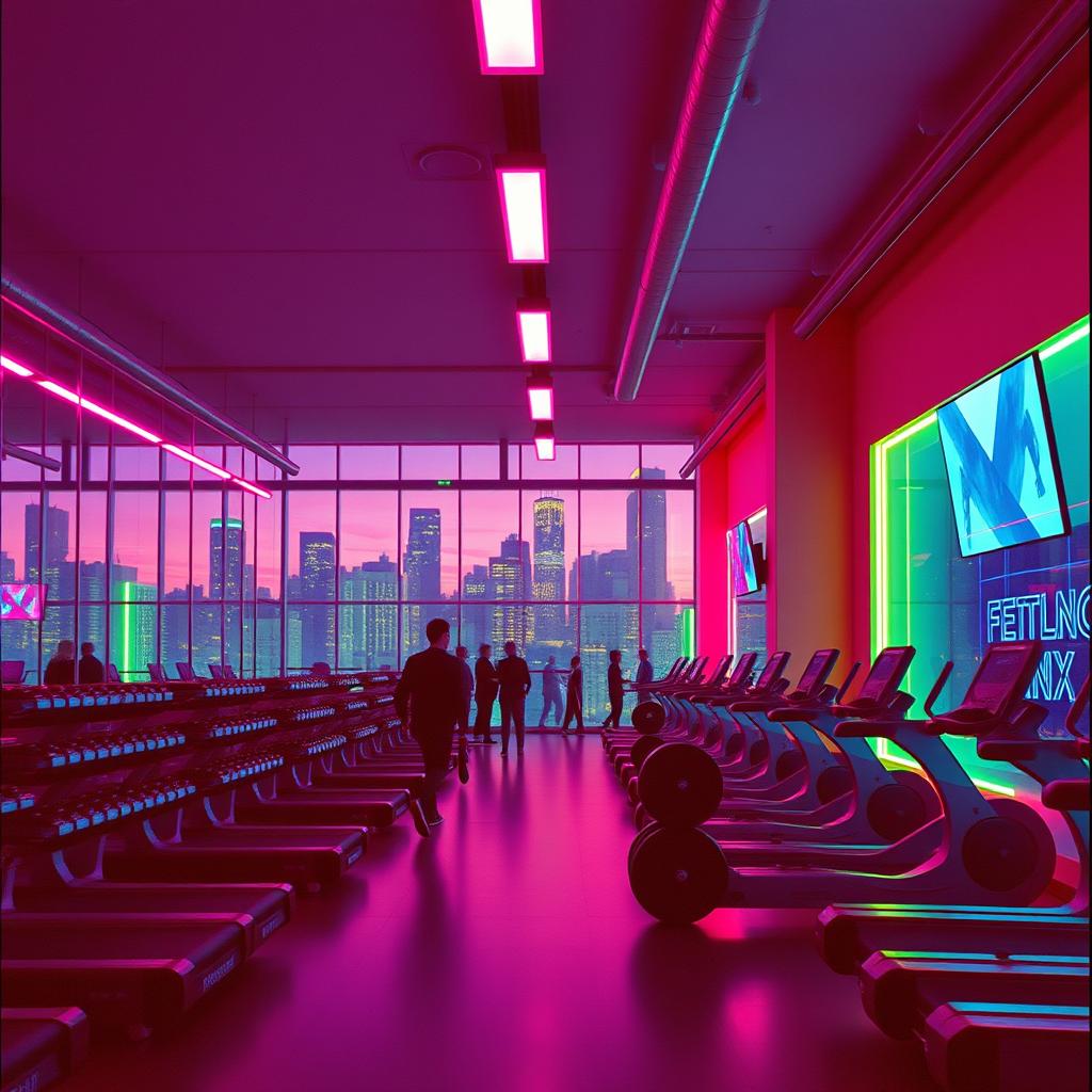 Saturday Set at LA Fitness artwork