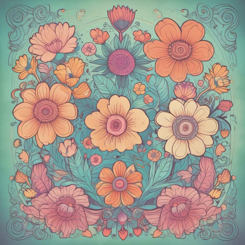 flower people artwork