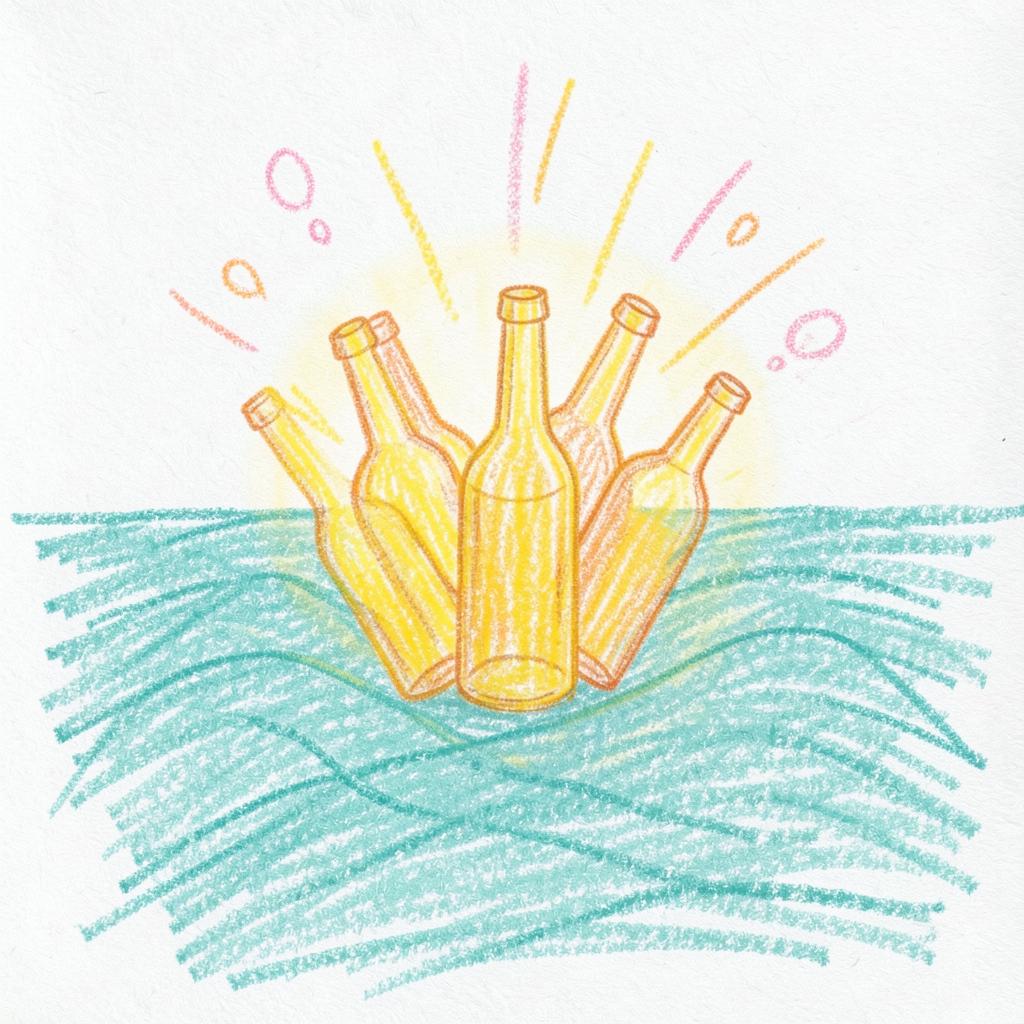 Golden Glass Drift artwork
