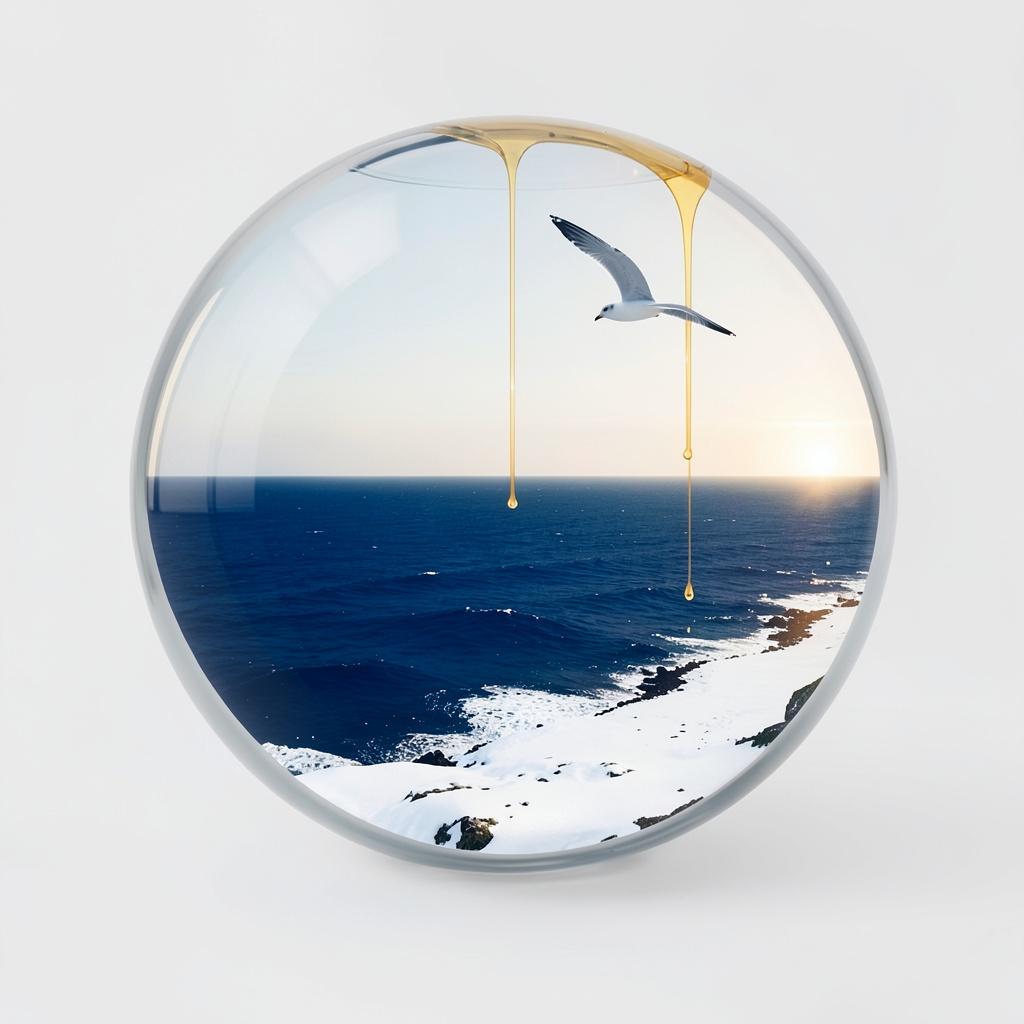 2🌹💙🦋🧡Ocean Within | İçimdeki Okyanus | 心之深藍 artwork