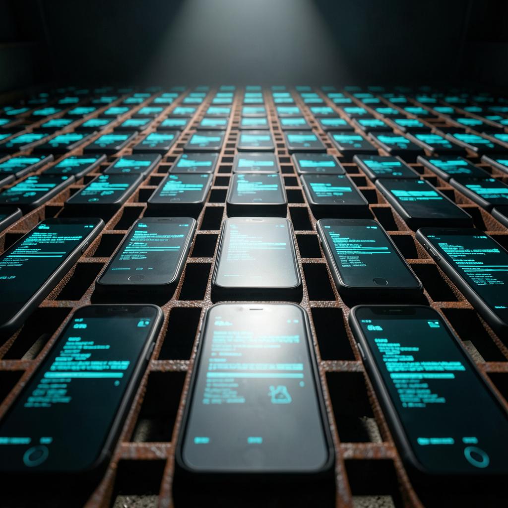 PHONE FARM – NÔNG TRẠI NIỀM TIN GIẢ artwork