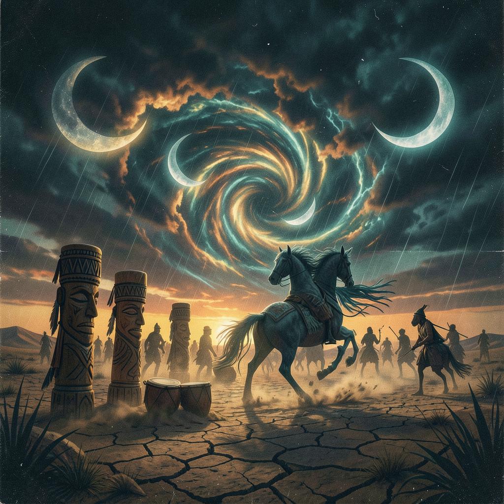 Chief Sitting Bull meets Sheikh Apocalyptic Horseman (Edit) artwork