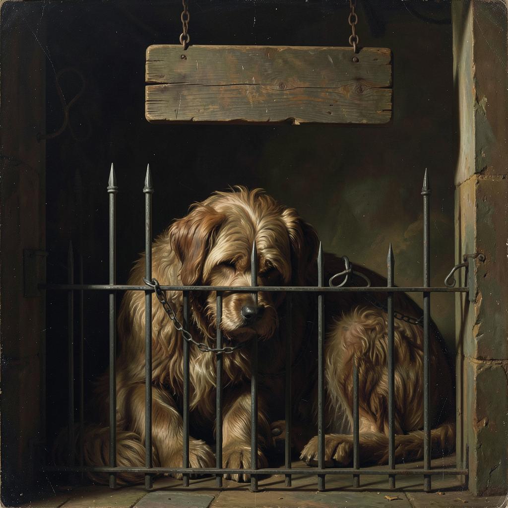 Табличка и пес artwork