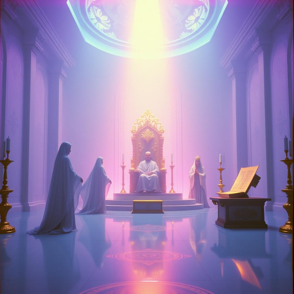 九天玄女與六丁玉女 - The Mysterious Lady and Her Six Jade Maidens artwork