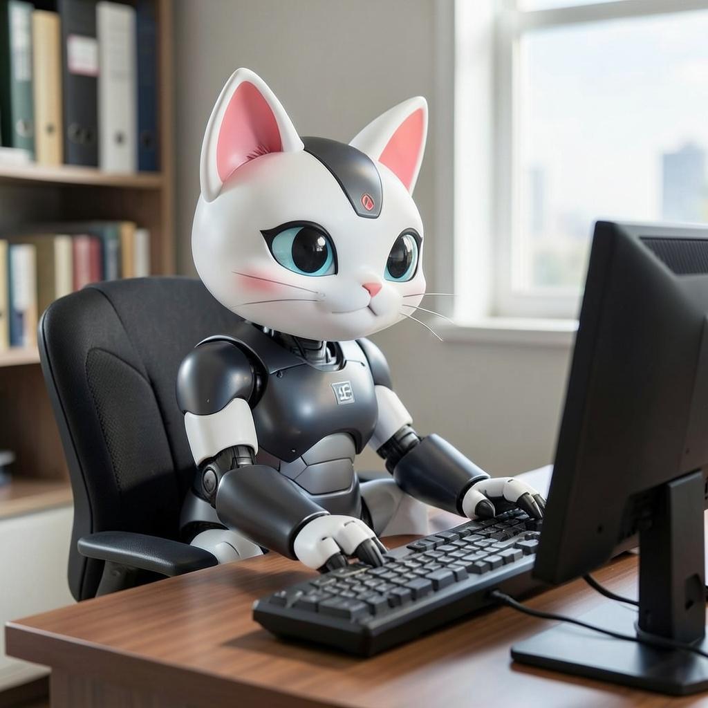 ROBO KITTY ANTHEM: “CALCULATE THE CUDDLES” artwork