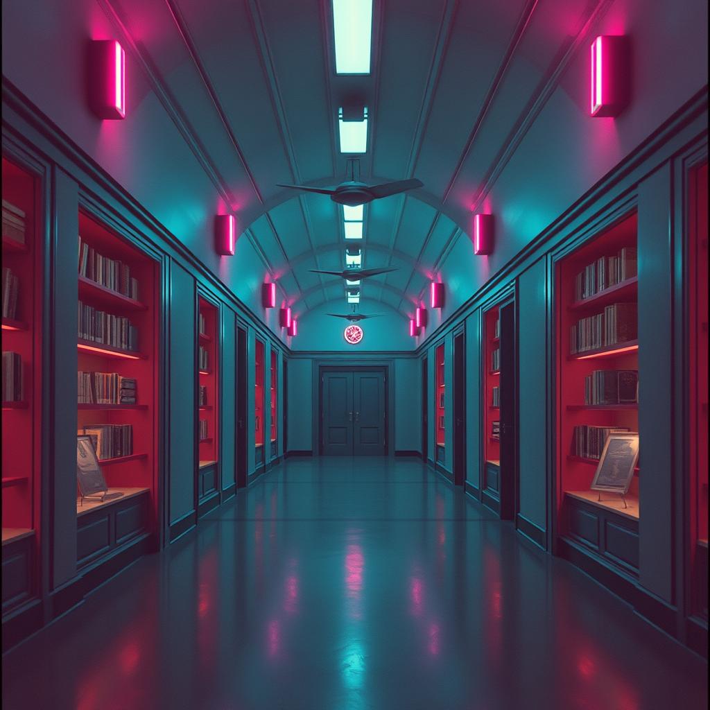 Through the hallways artwork