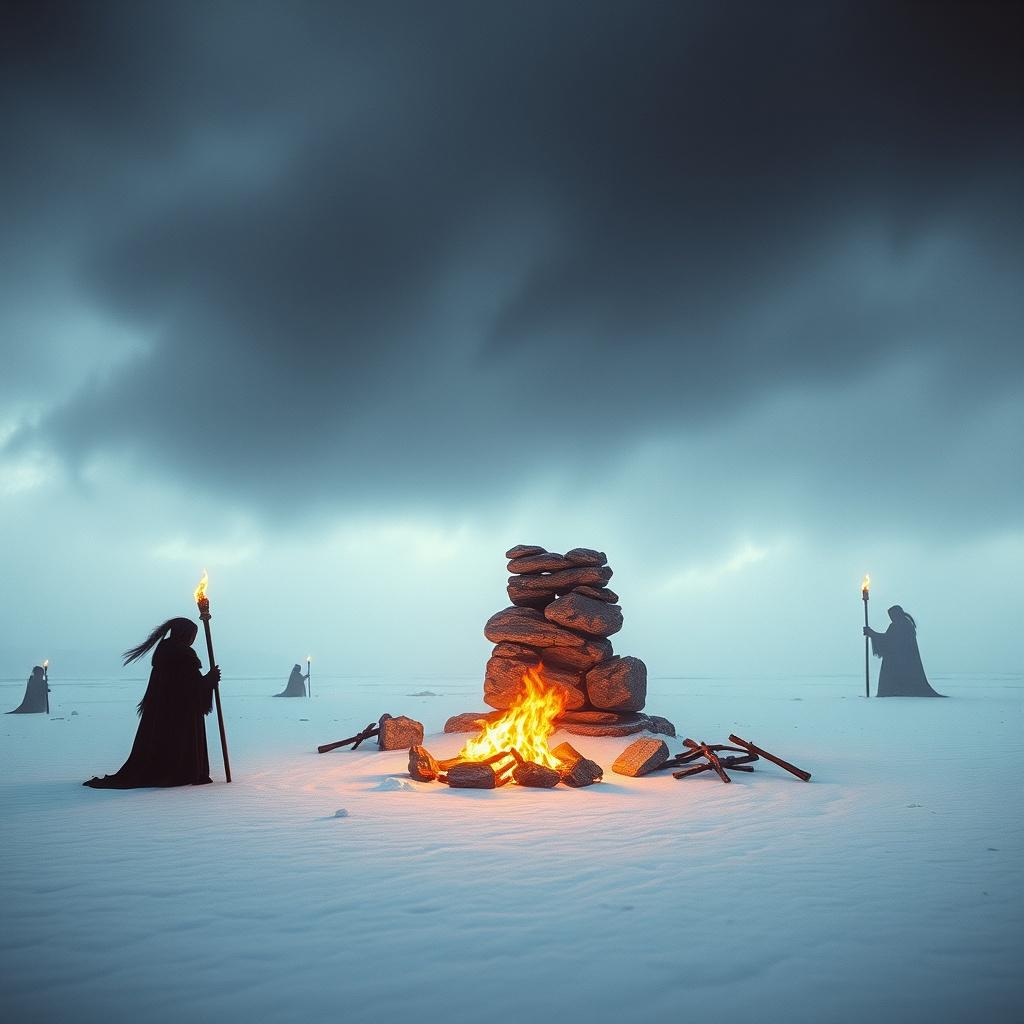 𝖍𝖆𝖑𝖑𝖉ó𝖗’𝖘 𝖇𝖔𝖓𝖊𝖘 • Frostfire Rite artwork