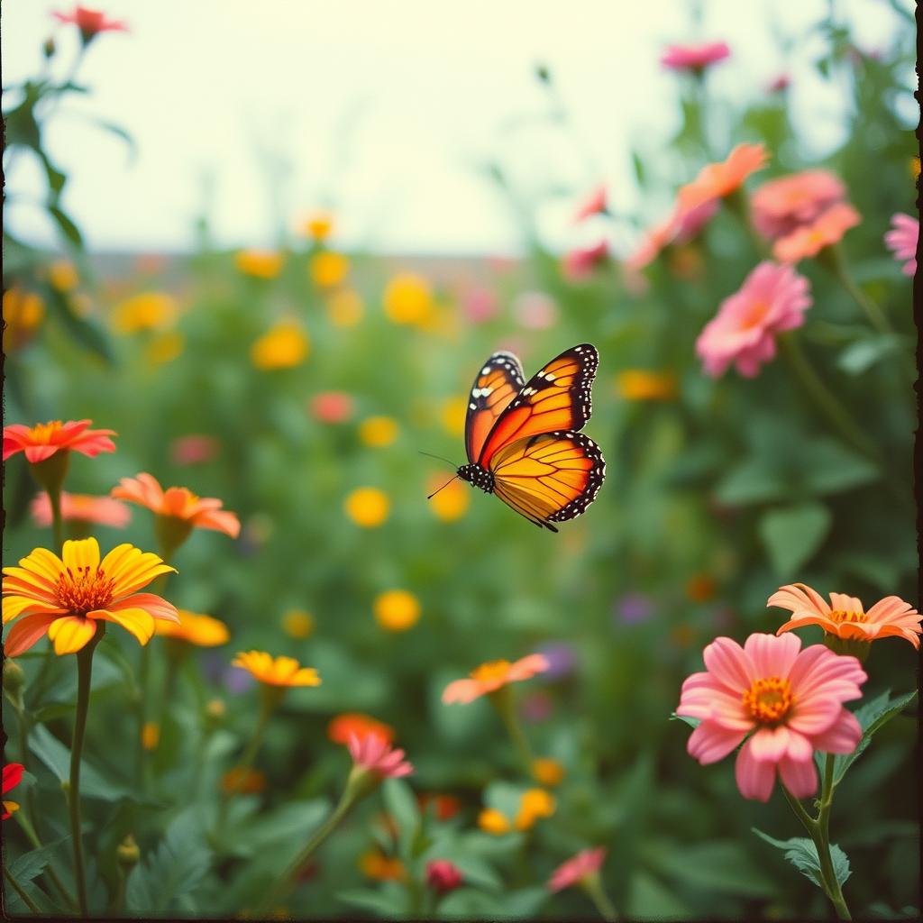 Butterfly girl, artwork