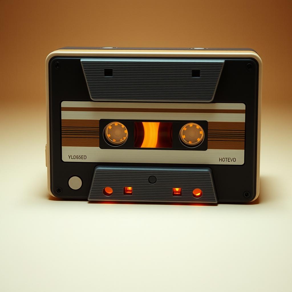 The Sound Of An Old Cassette Player Being Loaded With A Cassette And Then Clo... artwork