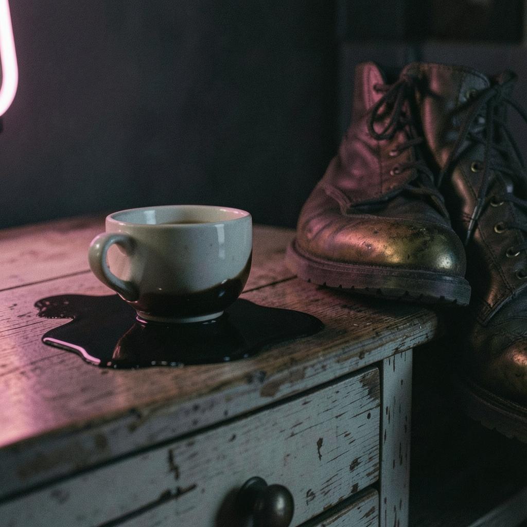 Kisses you all over coffeecups sw… x Boots on the dresser x Finger x F… (Mashup) artwork